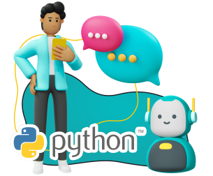 Умный чат-бот на Python - Школа программирования для детей, компьютерные курсы для школьников, начинающих и подростков - KIBERone г. Барнаул